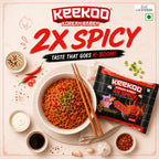 Keekoo Korean Ramen – 2x Spicy | 5-in-1 Pack